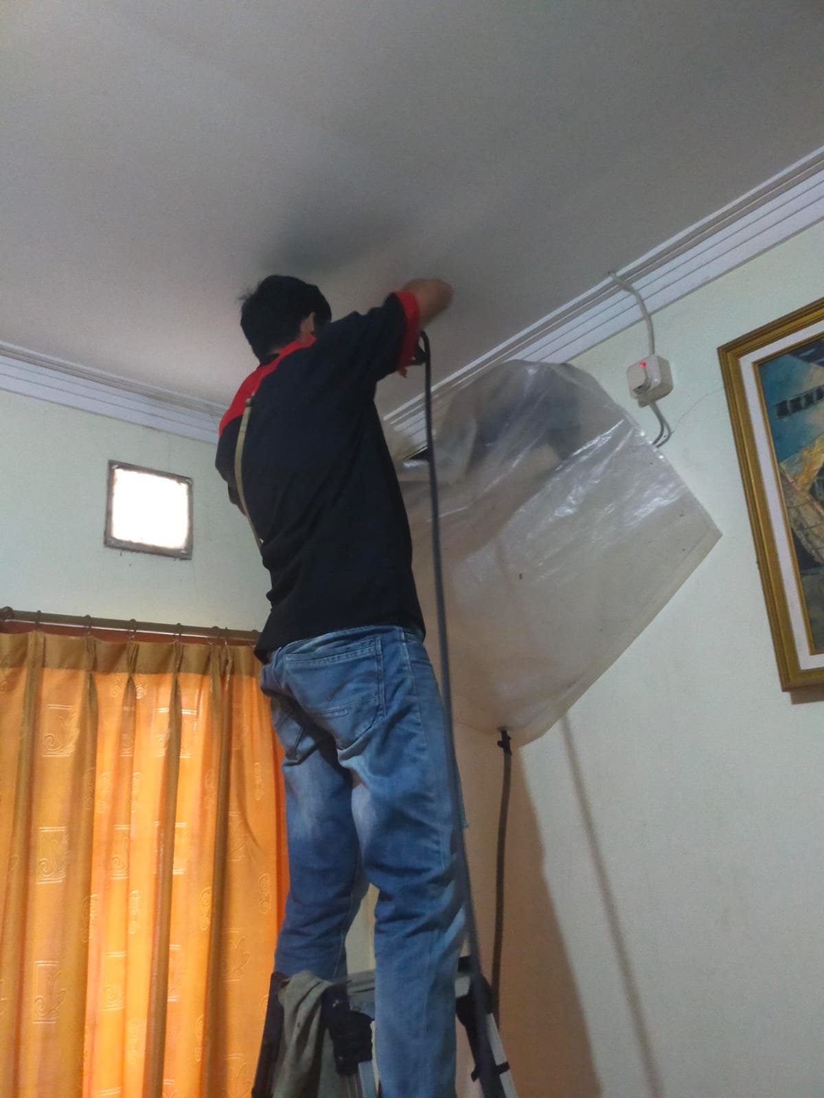 Dokumentasi pengerjaan AC Sumber Service 3